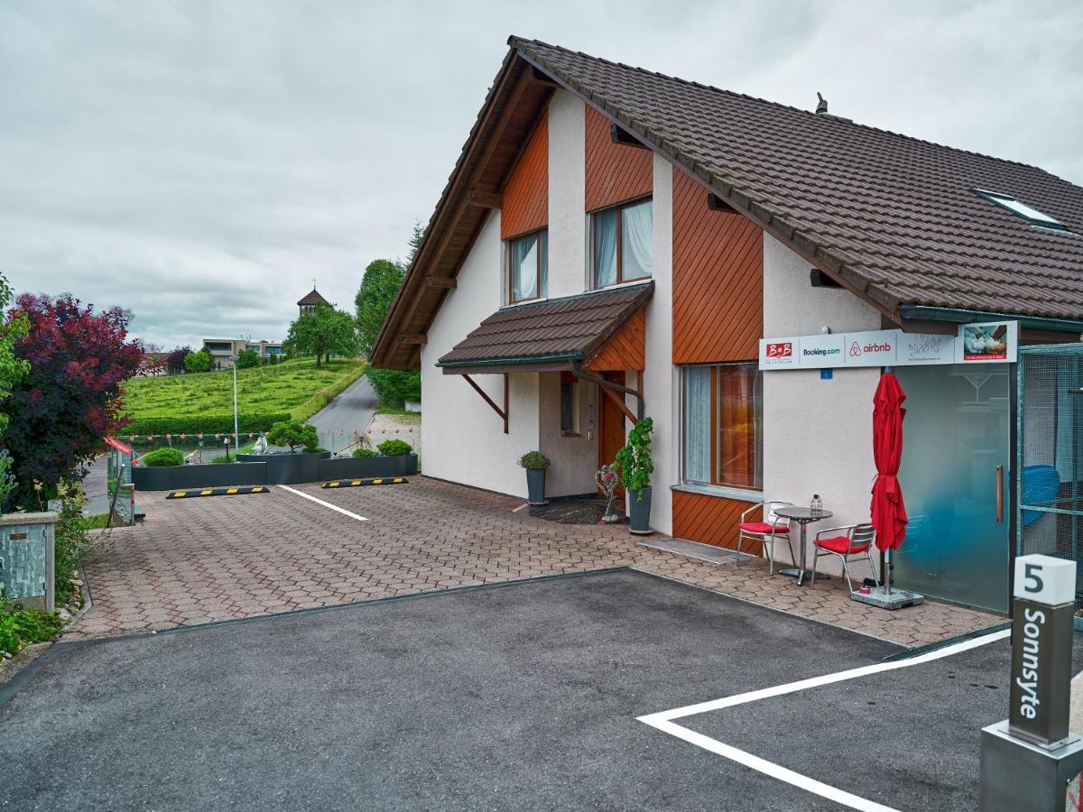 Ruhige Zimmer Im Gruenen Und Studio Im Naherholungsgebiet Sigigen Bagian luar foto